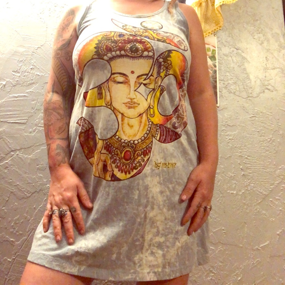 Om Goddess Tank Dress